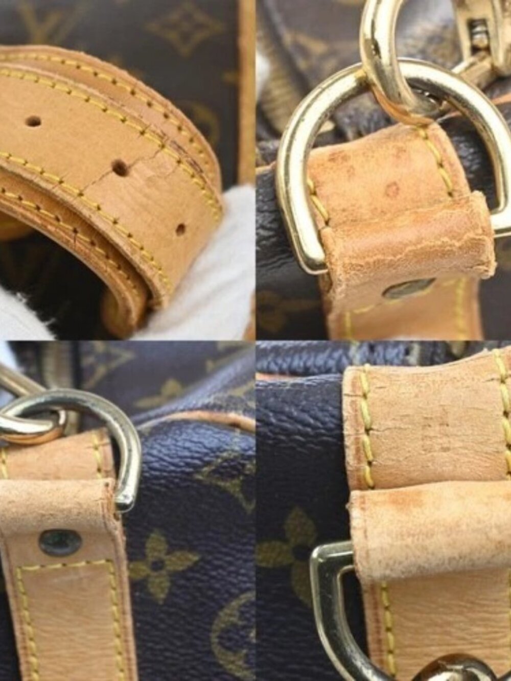 LOUIS VUITTON Keepall Bandouliere 55 2Way Hand Bag Monogram Brown M41414 18MA514 - Picture 12 of 16